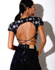 Imagen de Tasya Crop Top en negro claro de luna