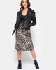 Imagen de la falda Tauri Midi en jaguar oversize