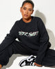 Imagen de sudadera Ted en negro vintage Bittersweet