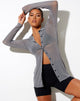 Imagen de la camisa Tere en malla gris