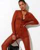 Imagen de la camisa Tere en malla Toffee