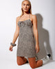 Imagen de Tesla Slip Dress in Mini Croc Tan
