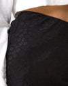 Satén Ditsy Rose Negro