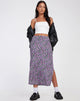 imagen de Tindra Midi Skirt in Lilac Blossom