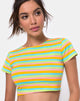 Imagen de Tindy Crop Top en Sweet Stripe
