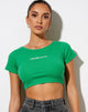 Imagen de Tindy Crop Top en Rib Fun Verde Bellissimo