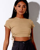 Imagen de Tiner Crop Top en Rib Cocoa