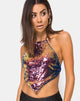 Imagen de Tini Crop Top de lentejuelas Fruta del dragón