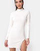 Imagen de Tor Bodycon Dress in Rib White