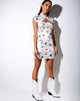 Imagen de Tuli Bodycon Dress in Cream Butterfly