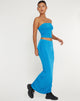 IMAGEN DE Tulus Maxi Falda en Azul Eléctrico