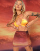 Imagen de la falda Bella Bodycon en Sunset Melt