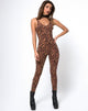 Imagen de Unitard en leopardo selvático