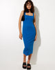 Imagen del vestido Uzma Midi Dress in Rib Aqua