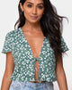 Imagen de Vaco Blusa en Floral Campo Verde