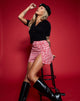 Imagen de Sheny Minifalda en Ditsy Butterfly Melocotón y Rojo