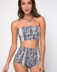 Imagen de Hilly Hot Pant en estampado de serpiente