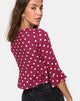 Imagen de Vinequa Top en Polka Medio Vino