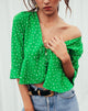 Imagen de Vinequa Blusa Mini Diana Lunar Verde
