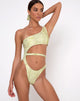 Imagen del bañador Vixie Cutout verde cocodrilo