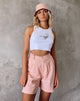 Imagen de Lexta Short en cuadros rosa