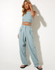 Imagen de Lakusa Pantalón de pierna ancha en Rami Azul Surf