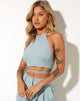 Imagen de Wu Crop Top en Rami Azul Surf