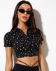 Imagen de Wuma Cropped Shirt en Pretty Petal Negro
