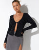 imagen de Xiur Cardi en Rib Black
