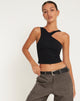 imagen de Xylia Crop Top en Lycra Negro