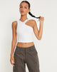imagen de Xylia Crop Top en Lycra Blanco