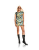 imagen de Freya Mini Dress in Warped Zebra Blue