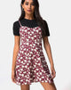 Imagen de Yandra Slip Dress in Wild Fleur Granate