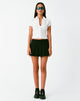 Motel X Olivia Neill Camisa Yejin en Jersey Burbuja Blanco Verdadero