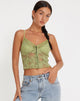 imagen de Yenko Crop Top en Lace Green