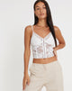 imagen de Yenko Crop Top en Lace Ivory