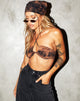 Imagen de Yessa Crop Top en Black Rust Tie Dye