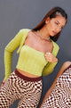 Imagen de Gya Top de manga larga en Knit Olive