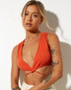 Imagen de Yunda Crop Top en Rib Mandarina