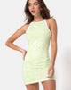 Imagen de Zamora Bodycon Dress in Classic Zebra Lime