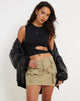 imagen de Zane Cut Out Crop Top en Negro