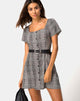 Imagen de Zavacca Mini Dress in Charles Check Gris