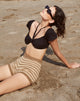 Imagen de Gramma Short en crochet Mini Stripe Khaki