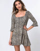 Imagen de Zavnon Vestido en Rar Leopardo Marrón