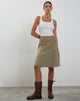Imagen de Zeera Cargo Midi Skirt in Biscotti