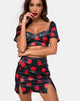 Imagen de Zida Minifalda de raso elástico Last Rose Negro