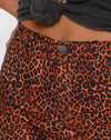 Ditsy Leopardo Naranja