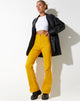 imagen de Zoven Flare Trouser in Twill Sulfur Mustard