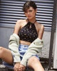 Imagen de Lelo Crop Top en Pretty Petal Negro