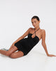imagen de Nibe Bodycon Dress in Lycra Black